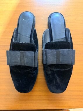 Joie Velvet Slipper Shoes -- Size 8